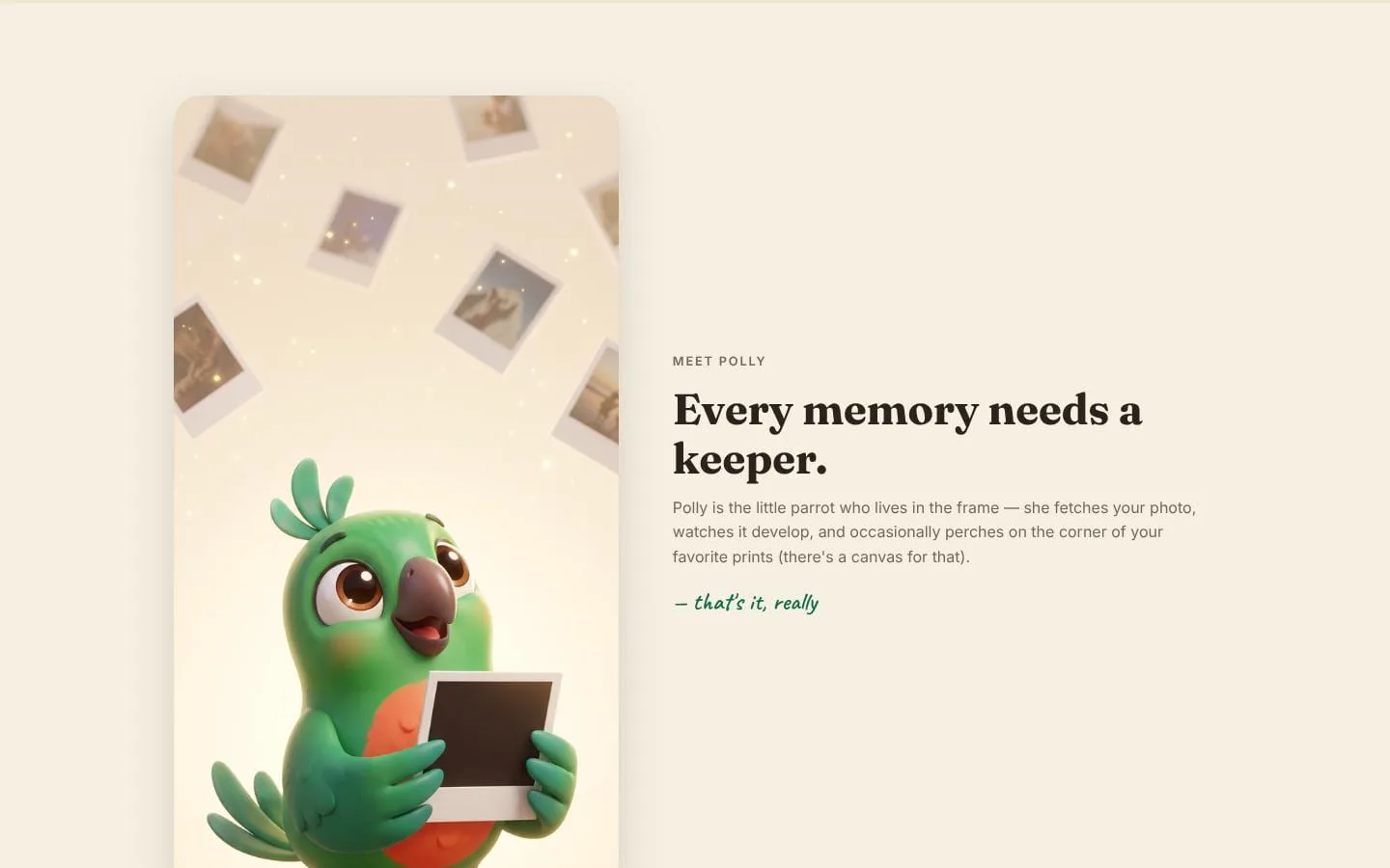 PollyFrame screenshot
