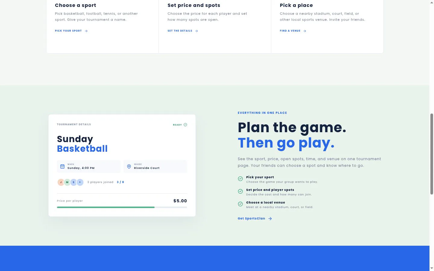 SportsClan screenshot