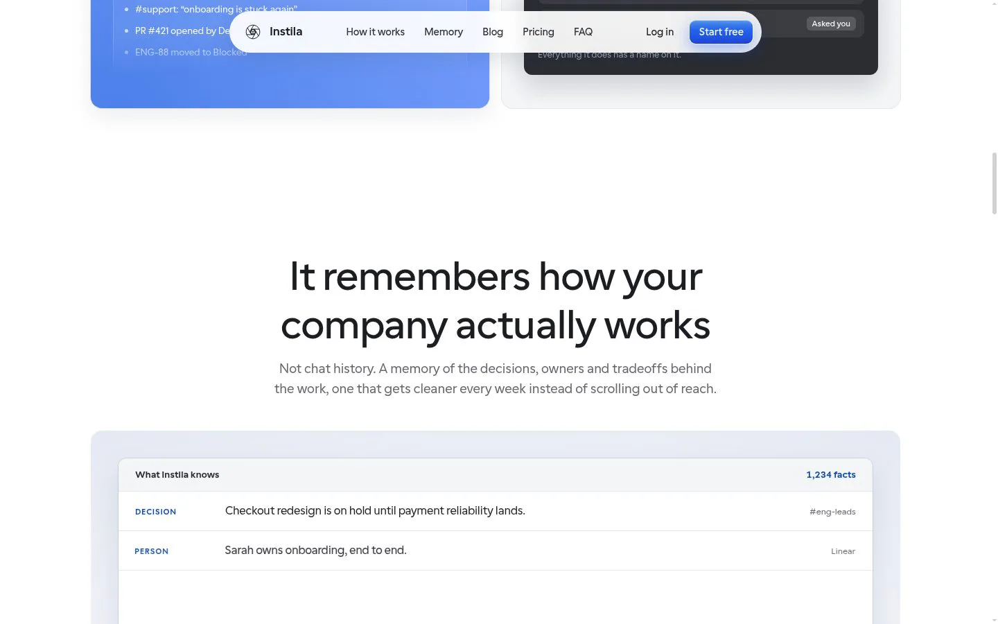 Instila screenshot