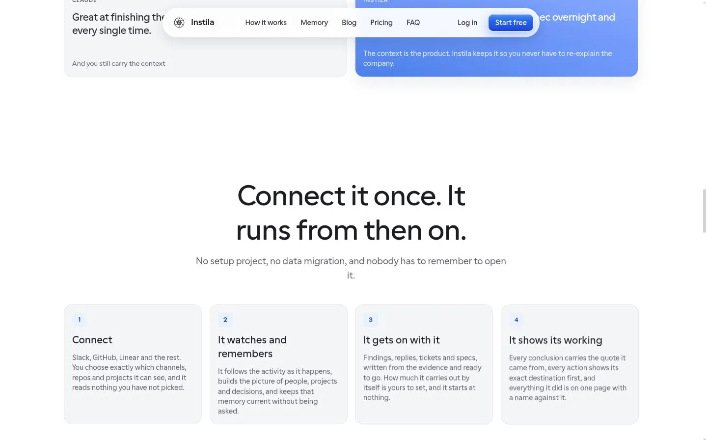 Instila screenshot
