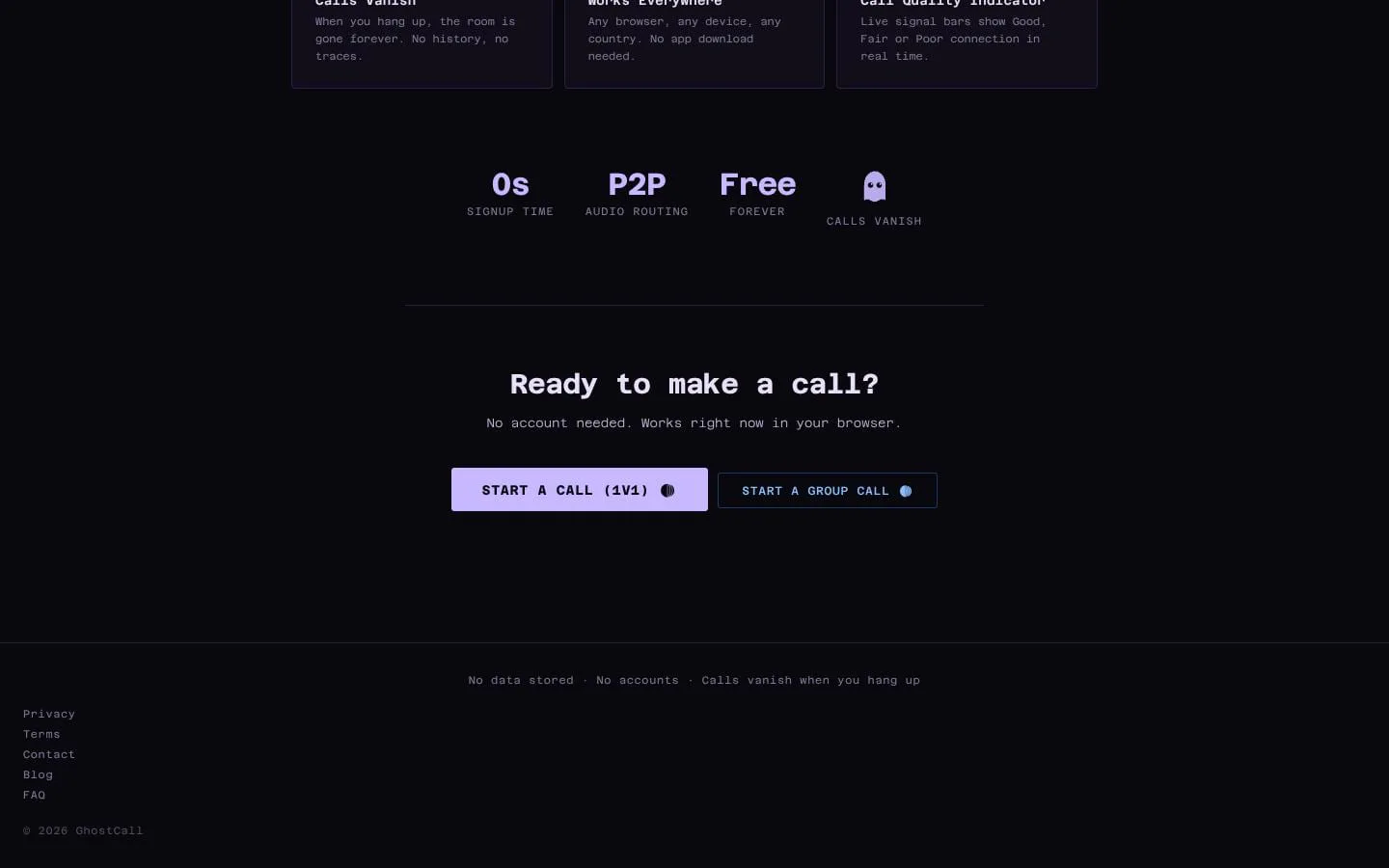 GhostCall screenshot