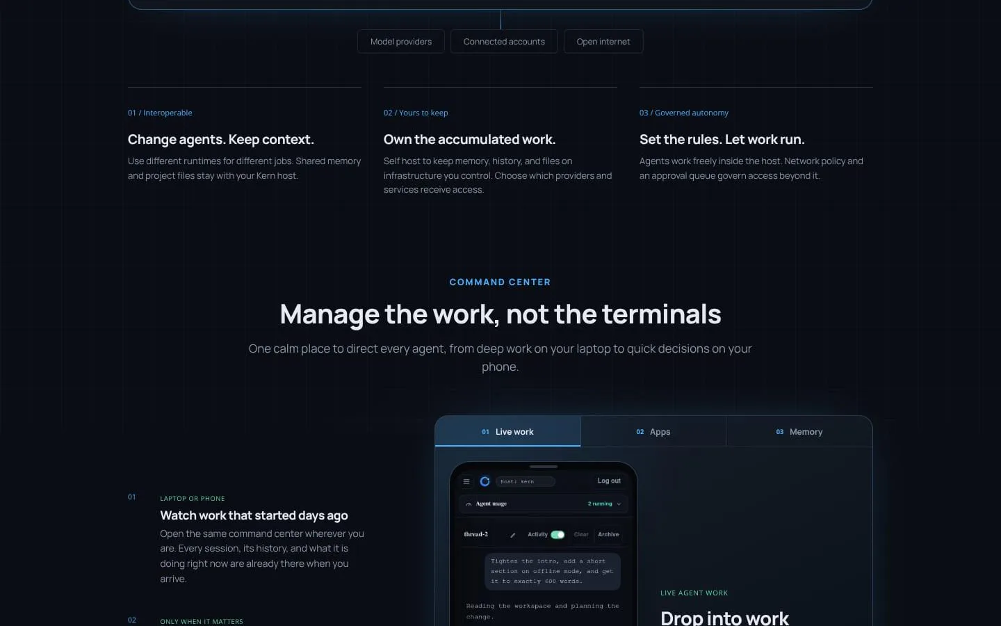 Kern screenshot