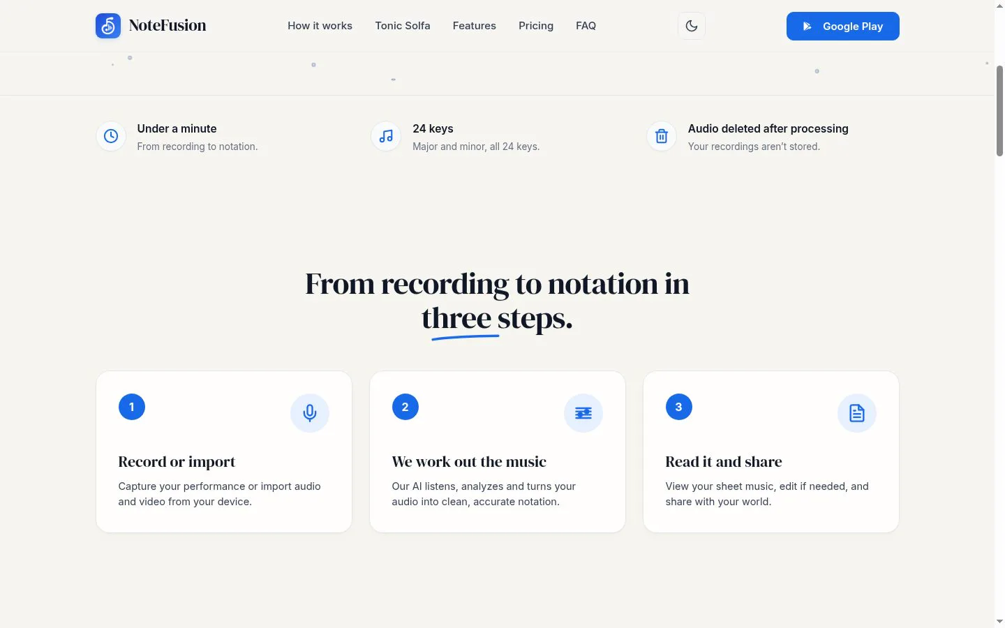 NoteFusion screenshot