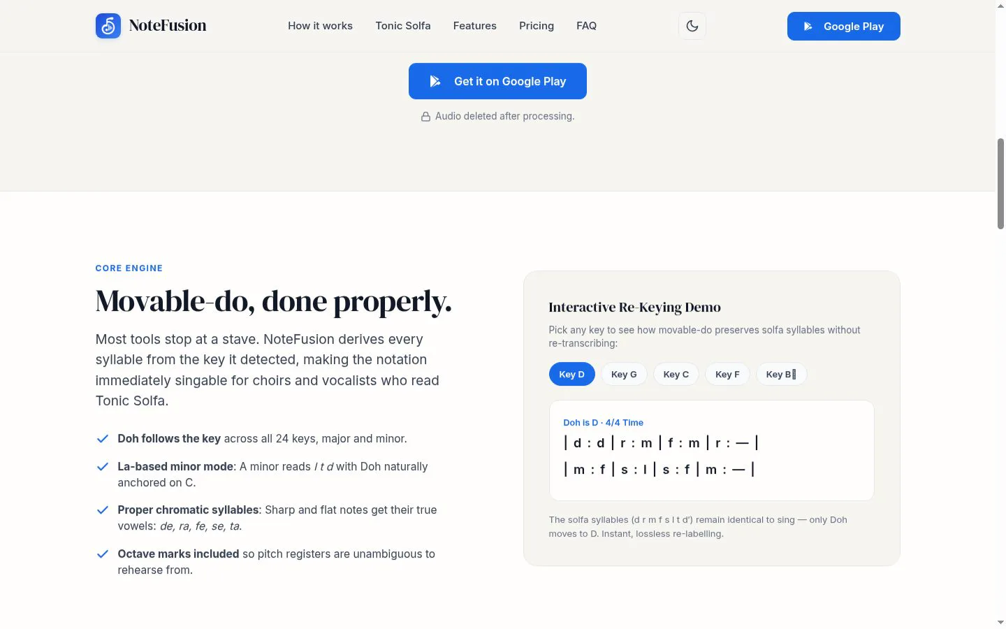 NoteFusion screenshot