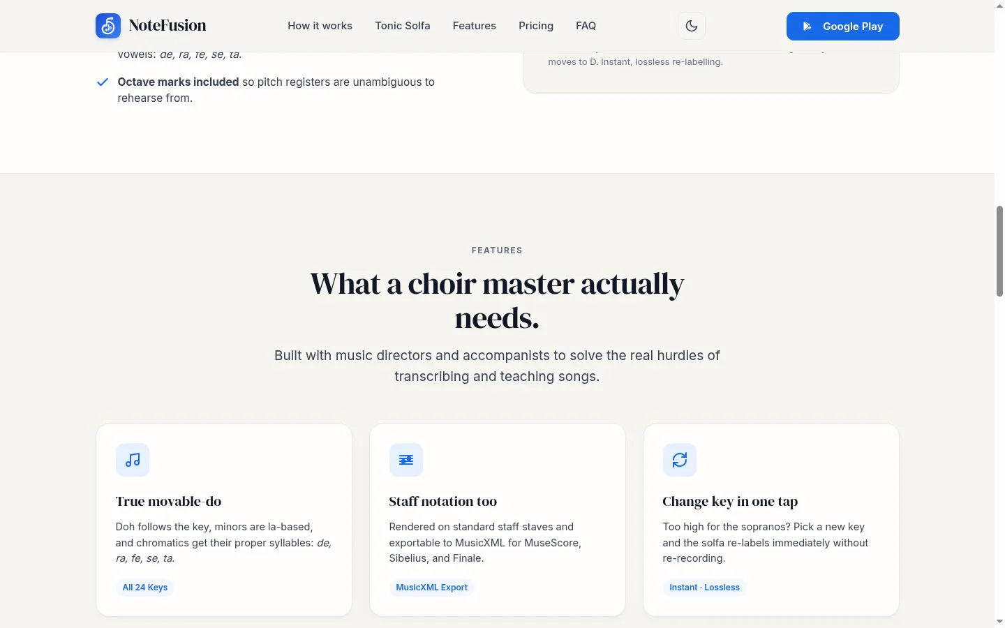 NoteFusion screenshot