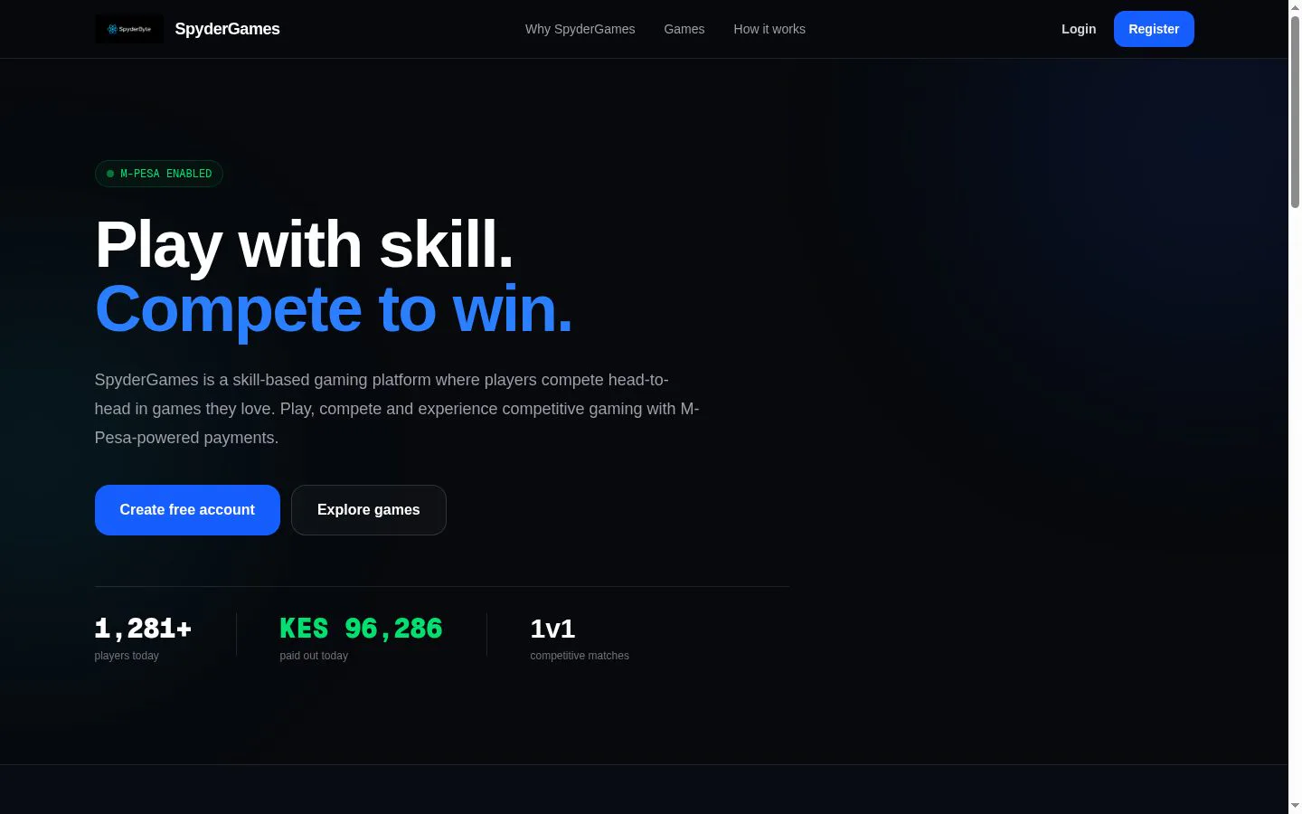 SpyderGames screenshot