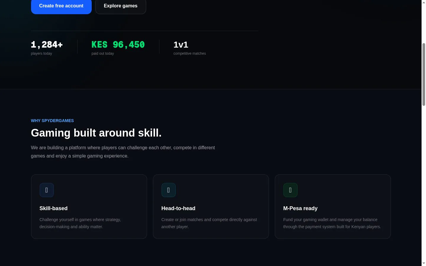SpyderGames screenshot