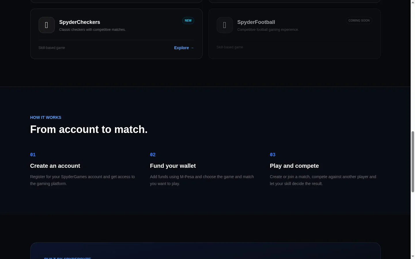 SpyderGames screenshot