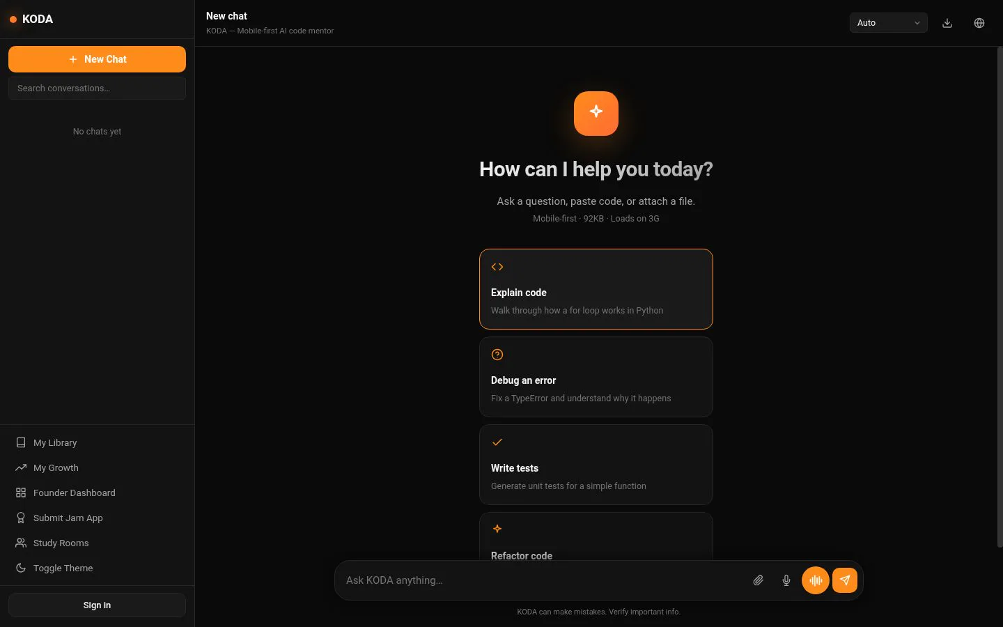 KODA screenshot