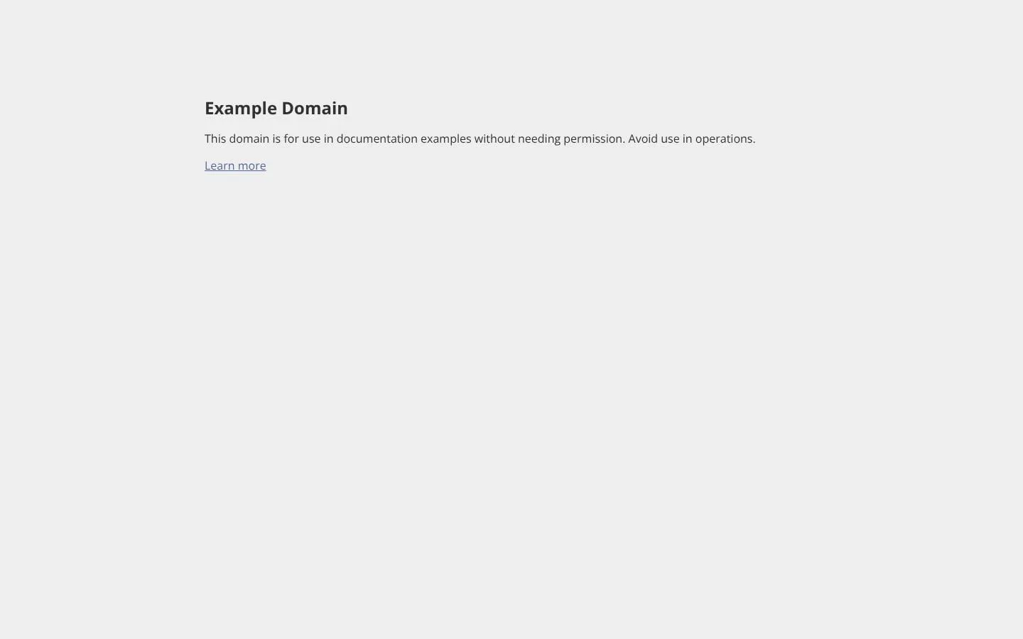 Example Domain screenshot
