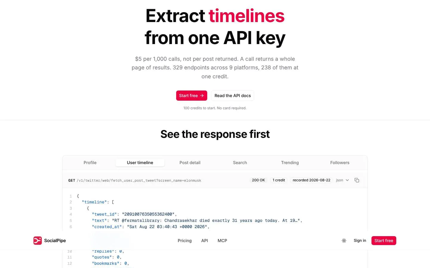 SocialPipe screenshot