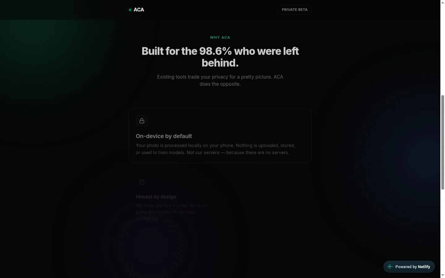 ACA screenshot