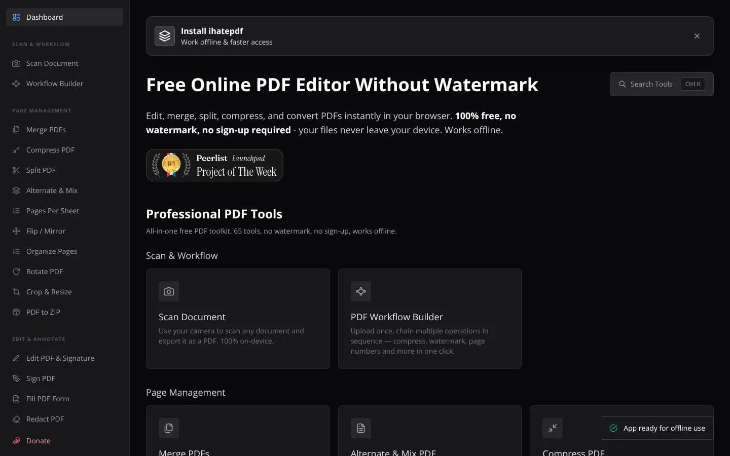 ihatepdf.cv screenshot