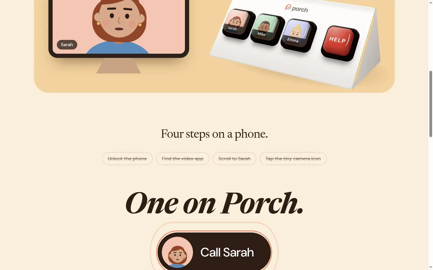 HelloPorch screenshot