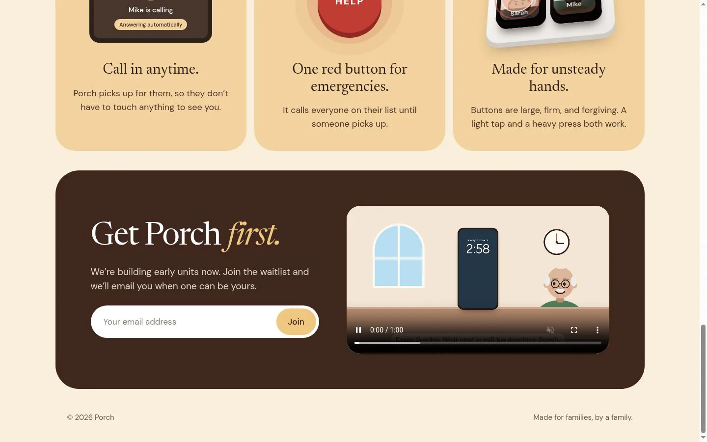 HelloPorch screenshot