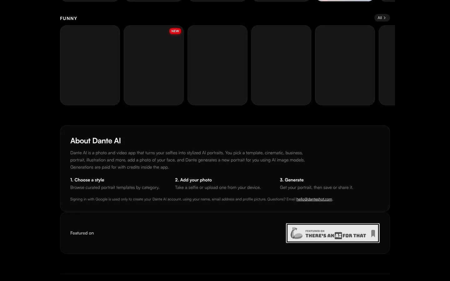 Danteshot screenshot