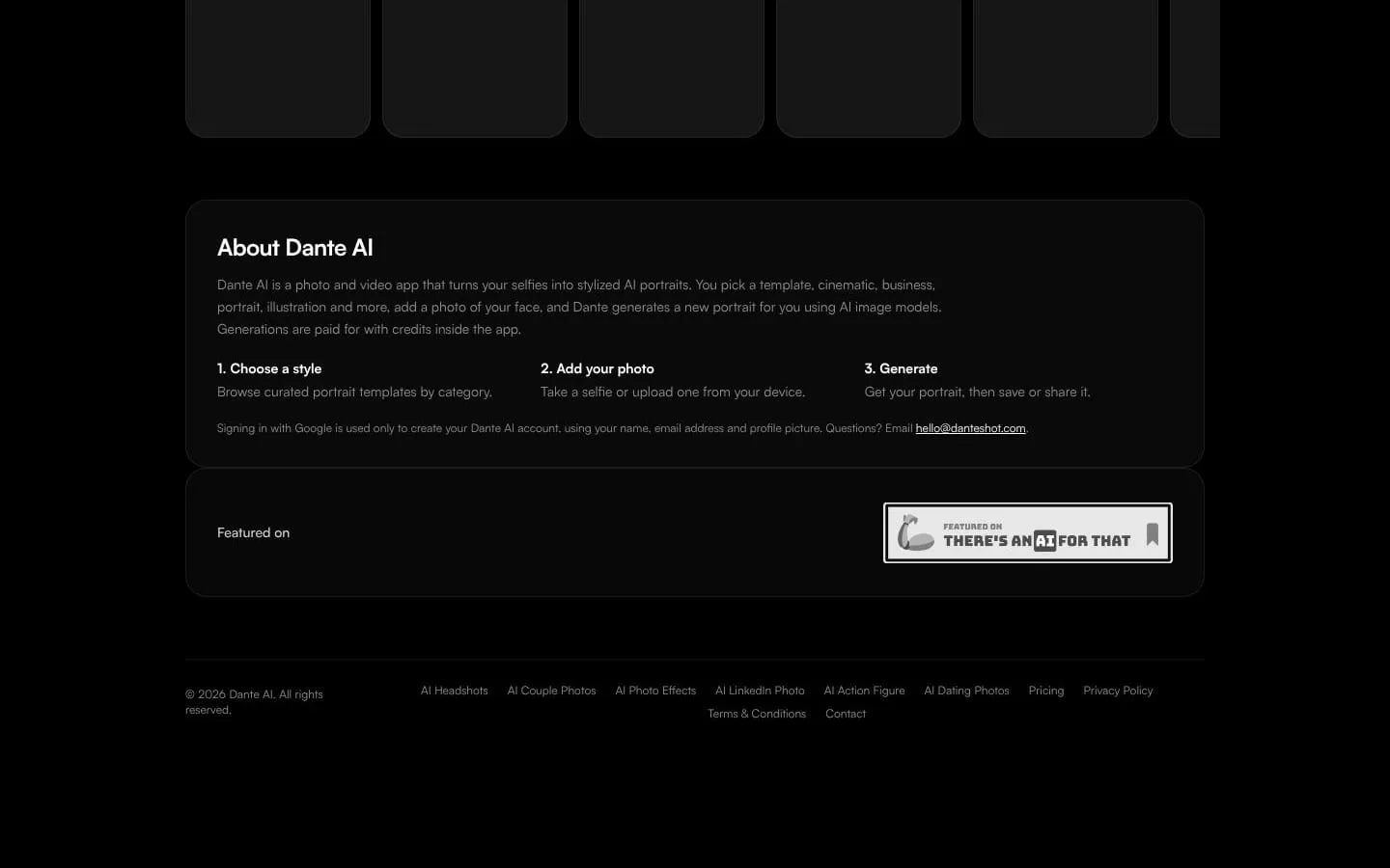 Danteshot screenshot