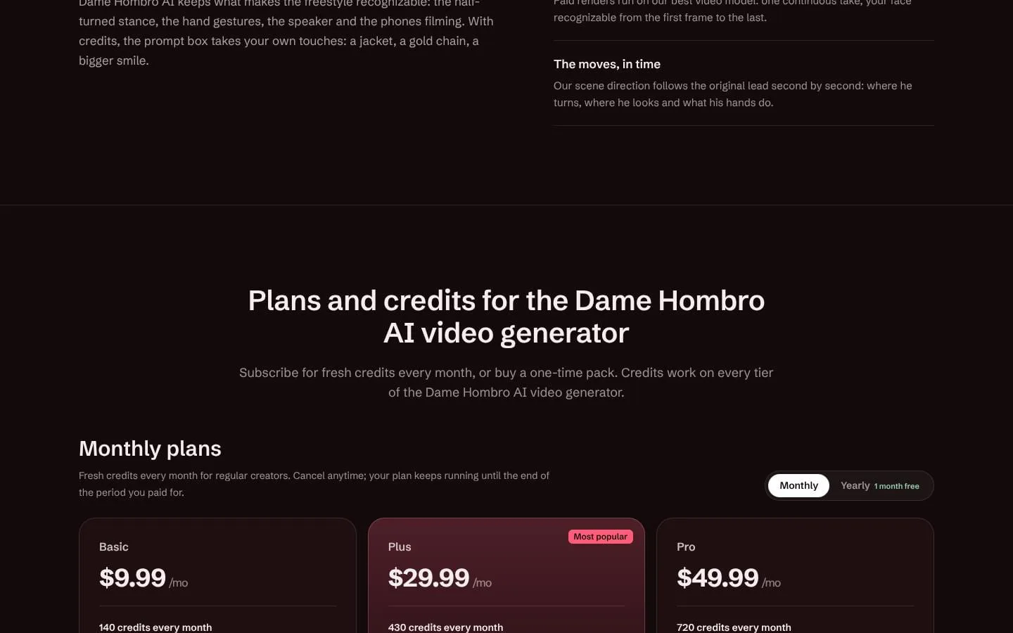 Dame Hombro AI screenshot