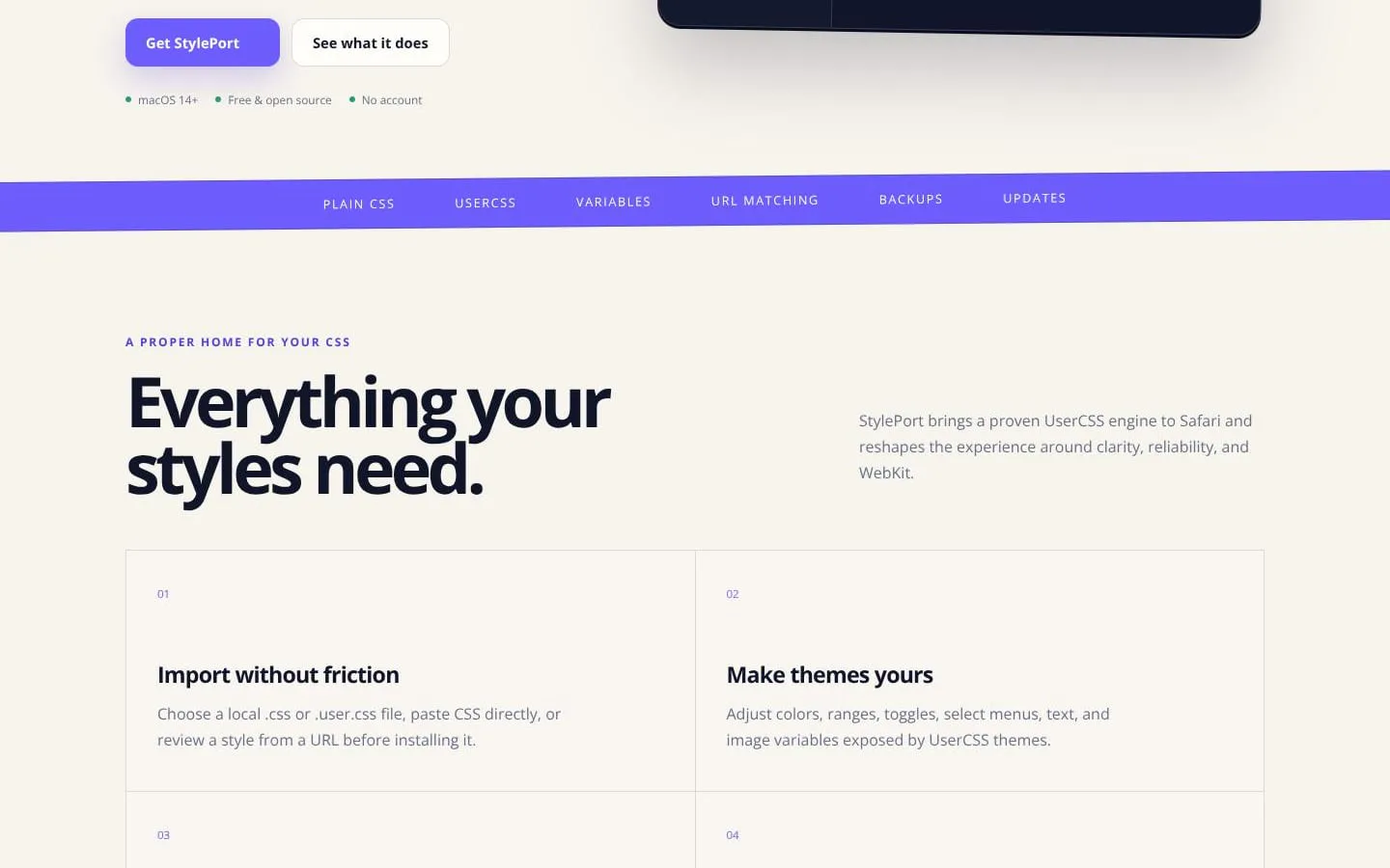 StylePort screenshot