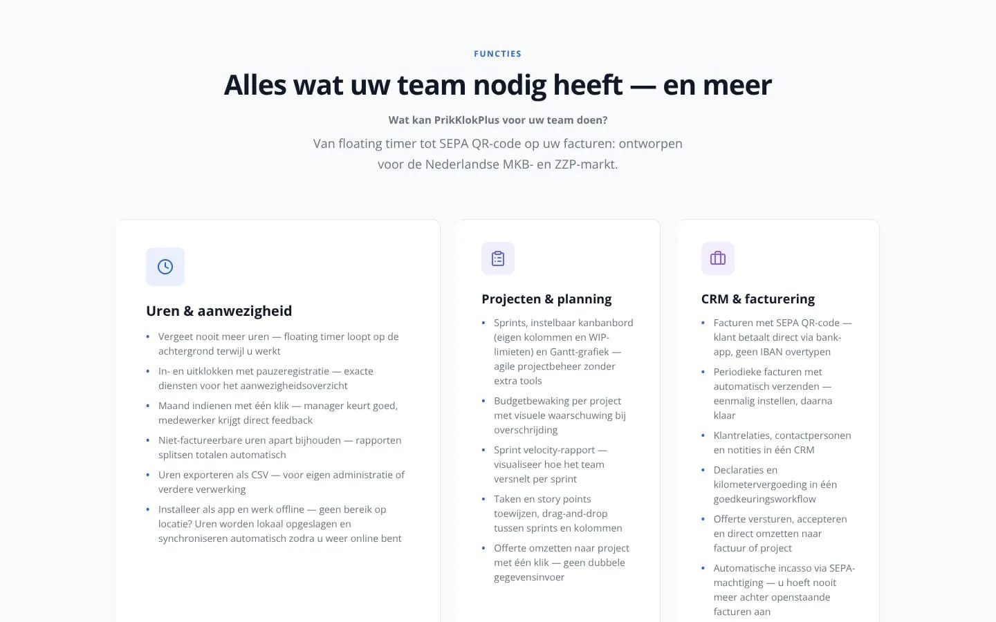 PrikKlokPlus screenshot