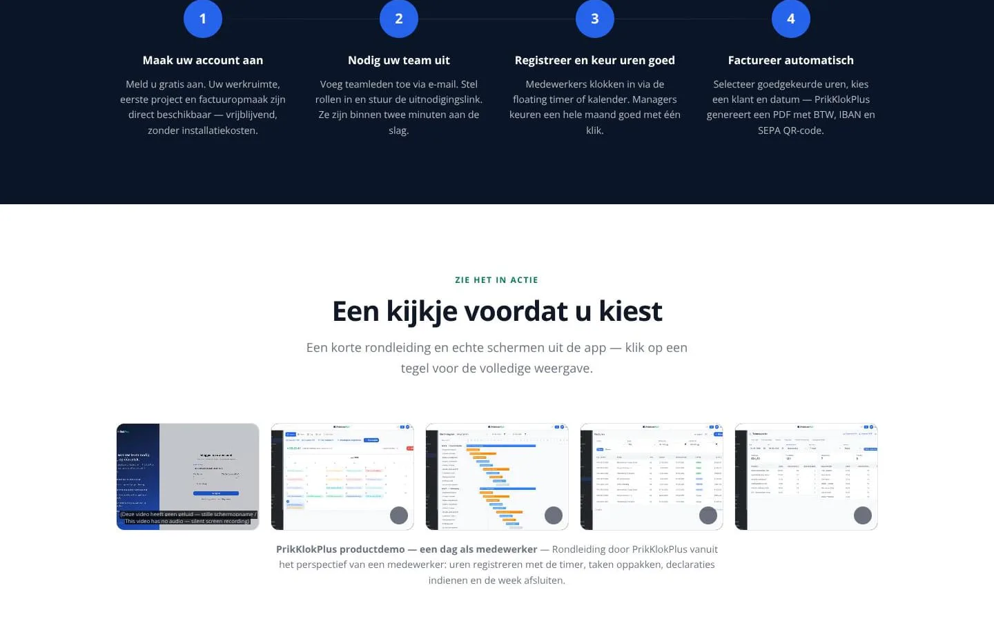PrikKlokPlus screenshot