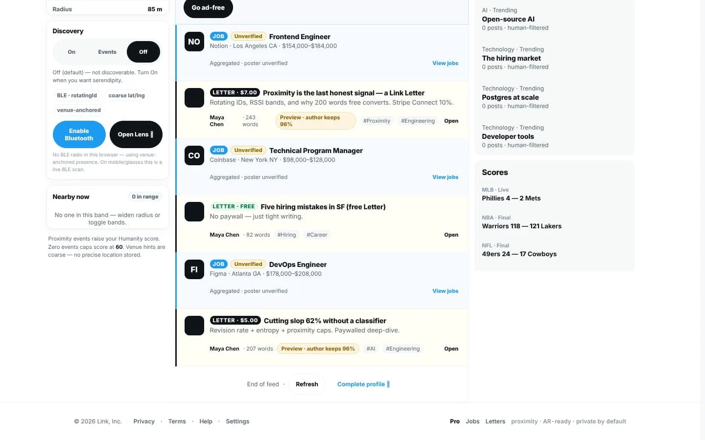 Link screenshot