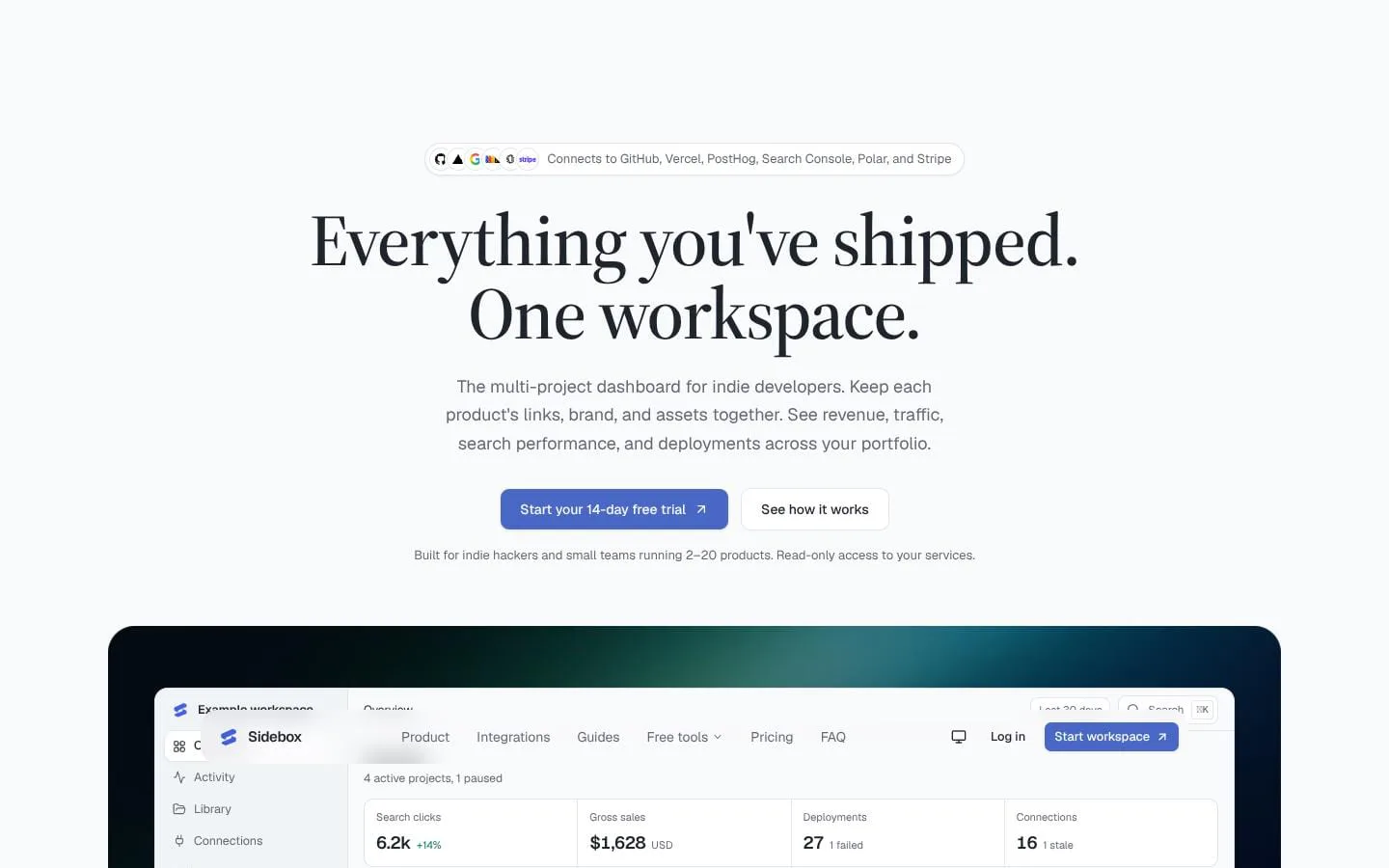 Sidebox screenshot