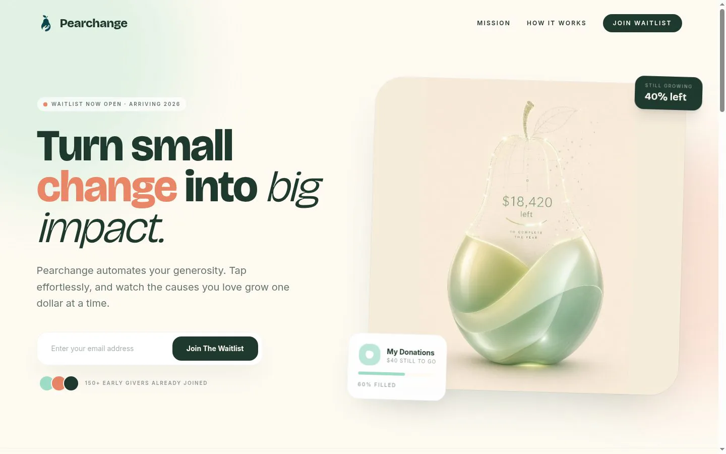 Pearchange screenshot
