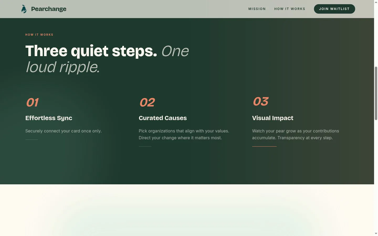 Pearchange screenshot