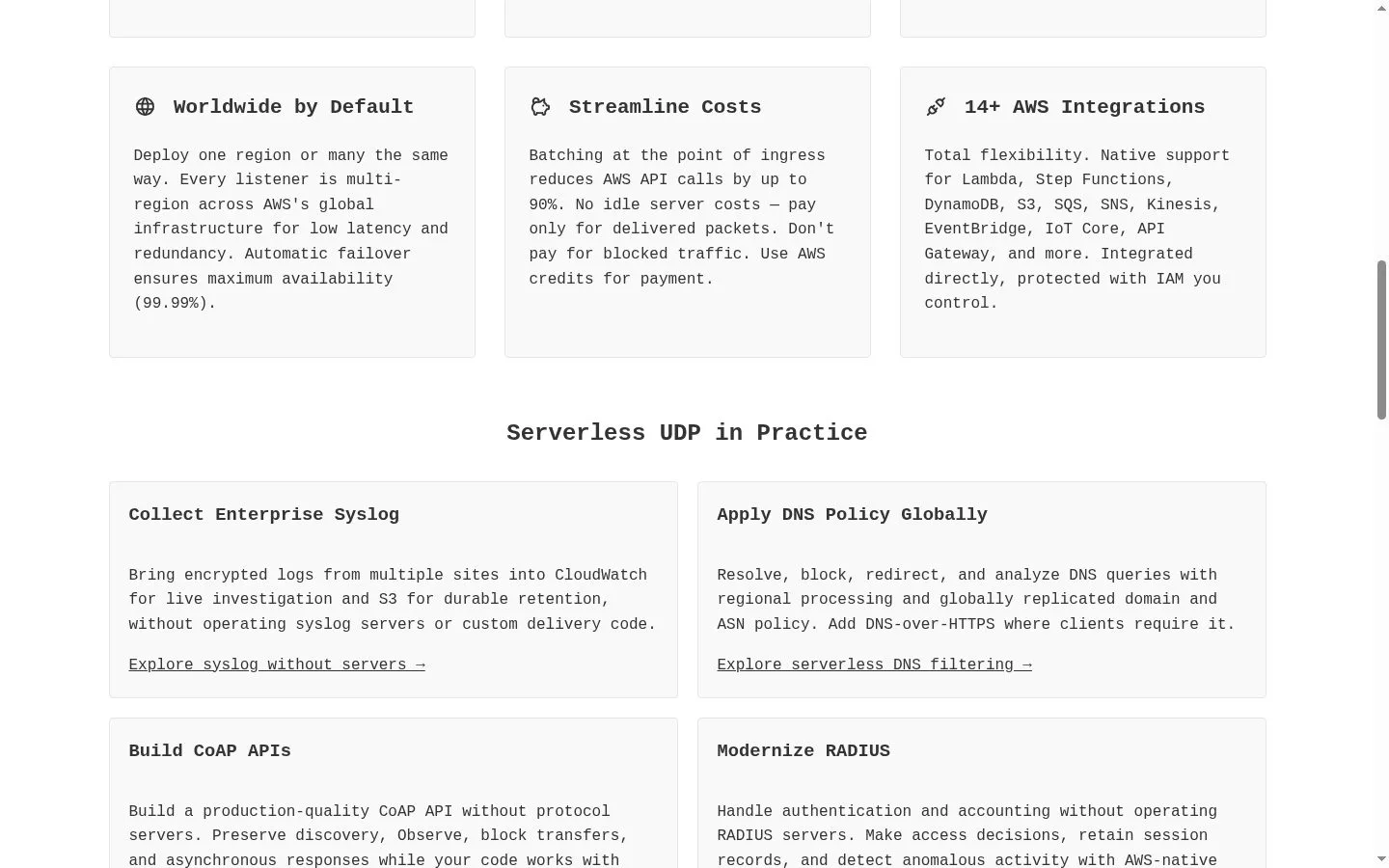 Proxylity UDP Gateway screenshot
