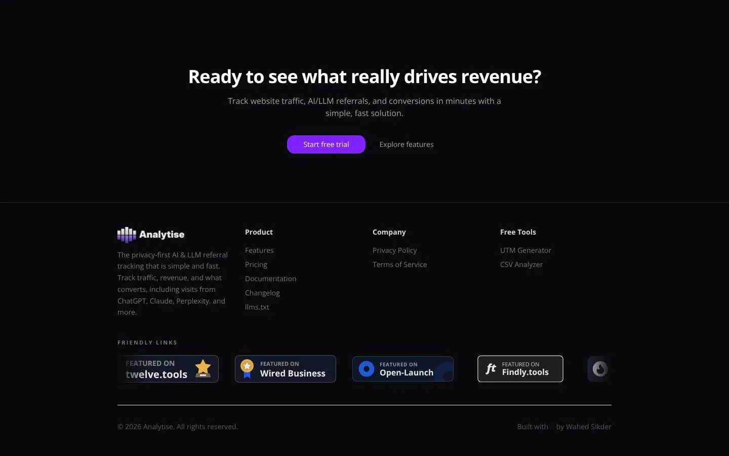 Analytise screenshot