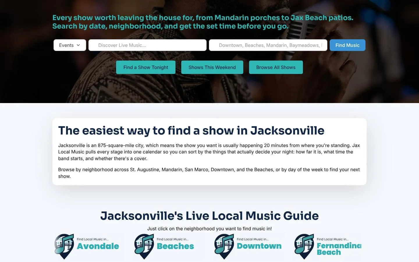 Jax Local Music screenshot