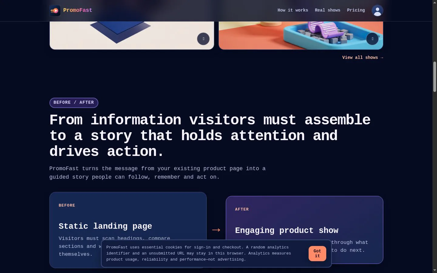 PromoFast screenshot