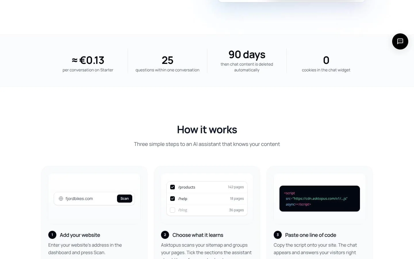 Asktopus screenshot