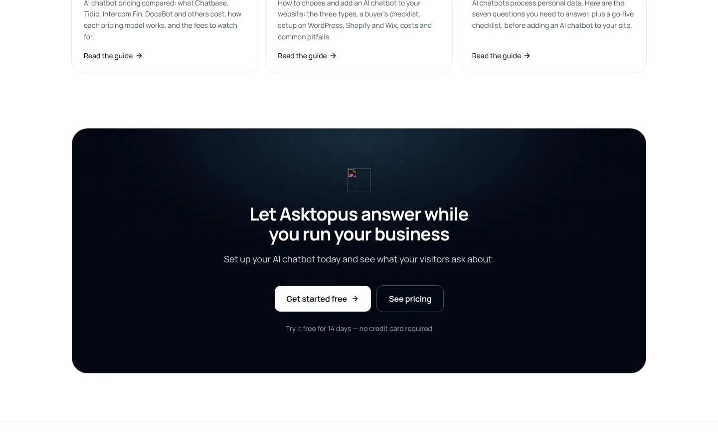 Asktopus screenshot