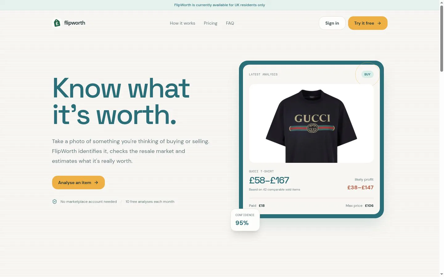 FlipWorth screenshot