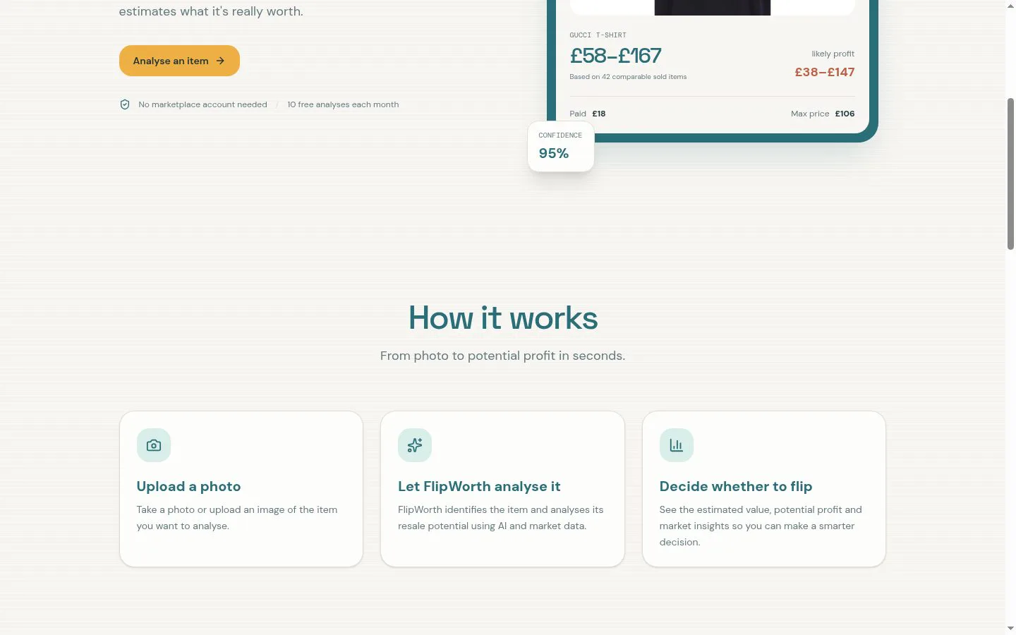 FlipWorth screenshot