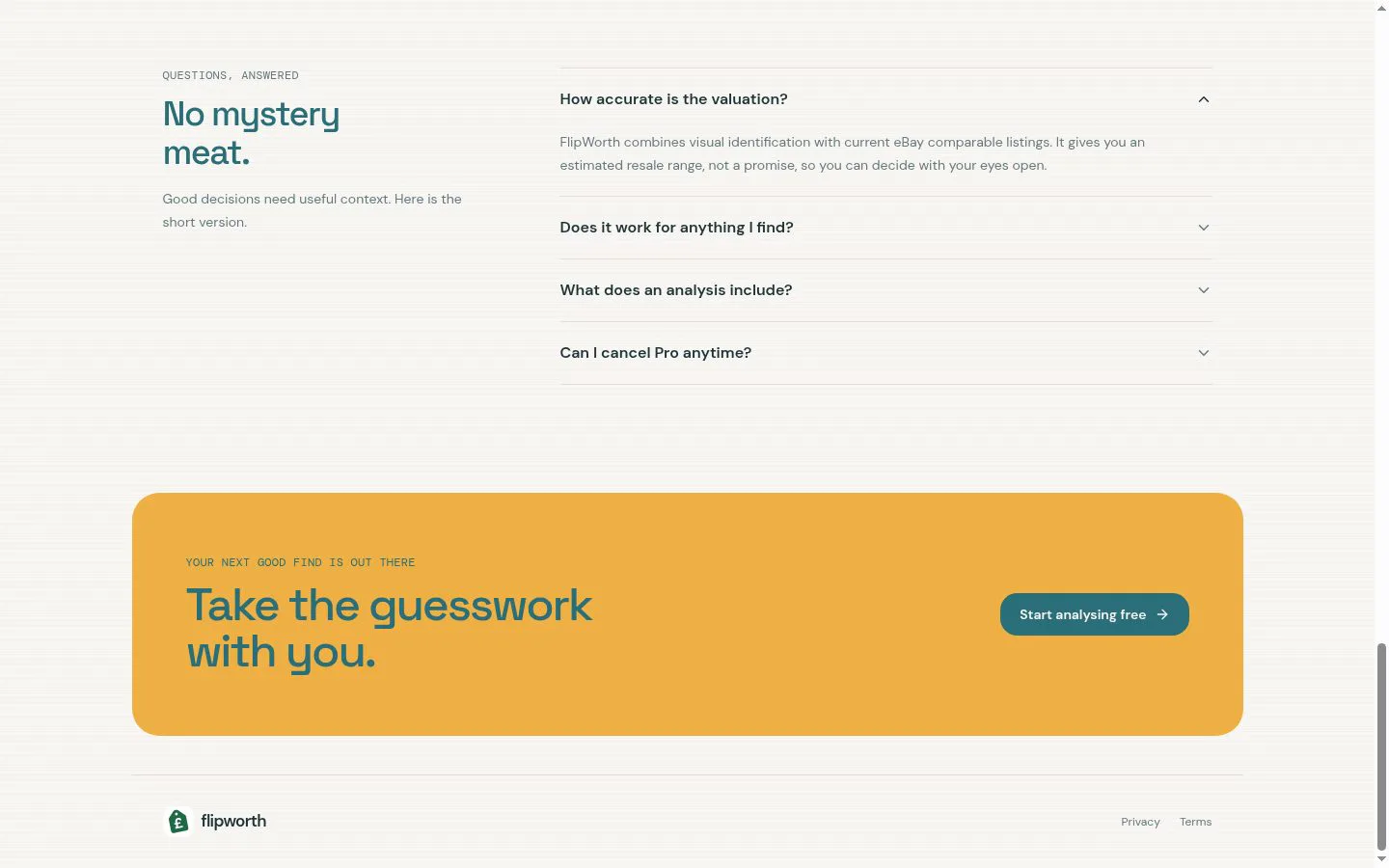 FlipWorth screenshot