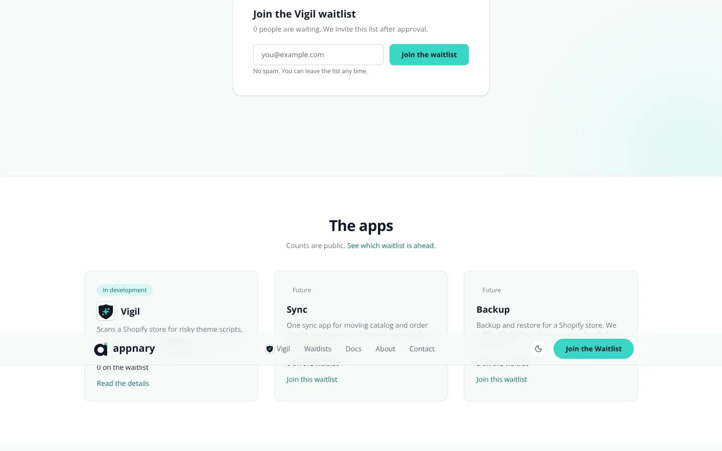 Appnary screenshot