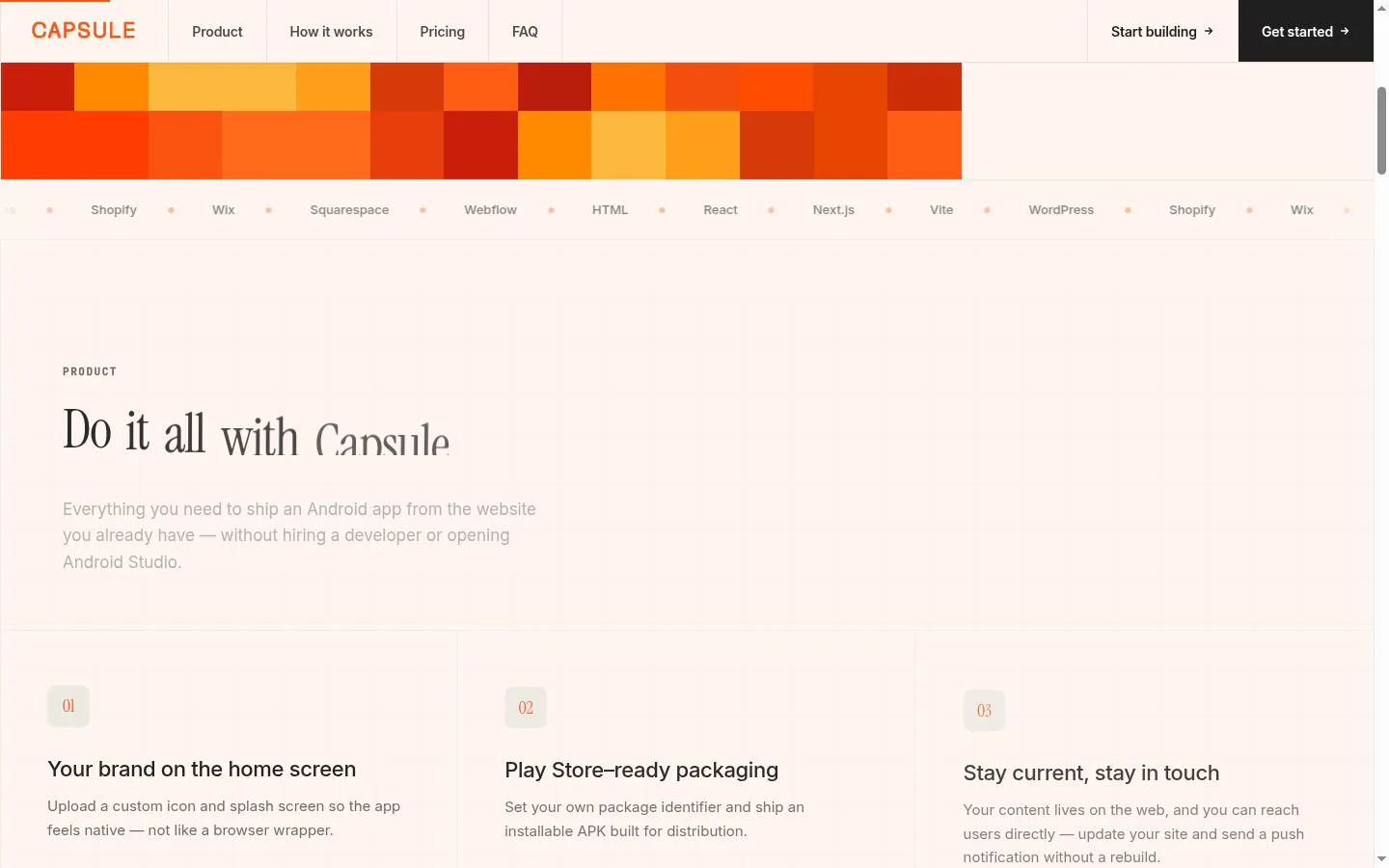 Capsule screenshot