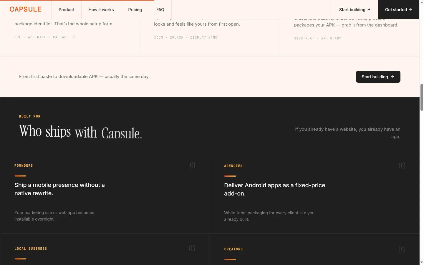 Capsule screenshot