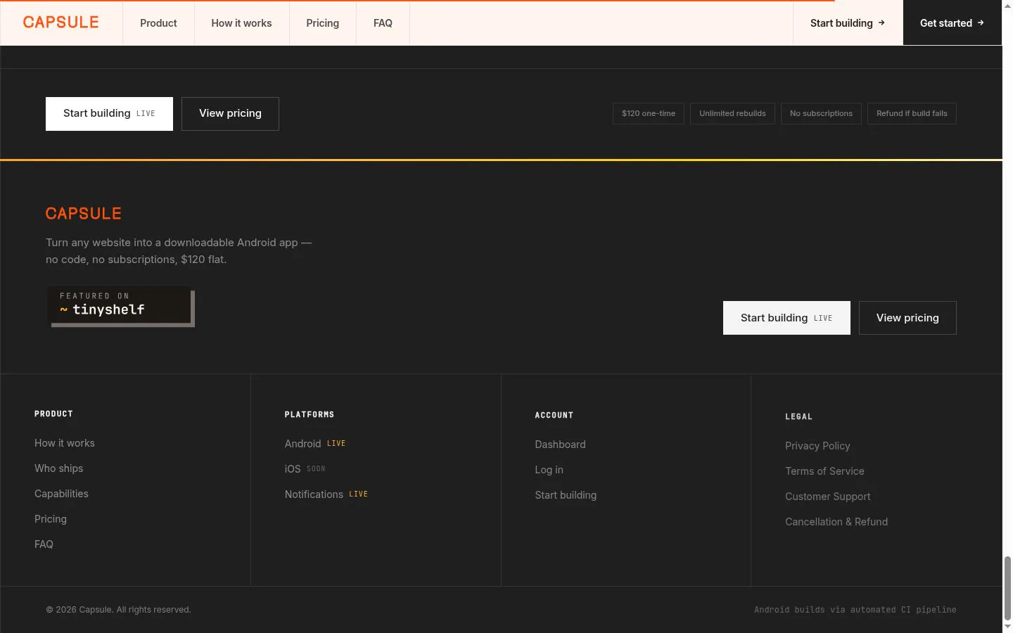 Capsule screenshot