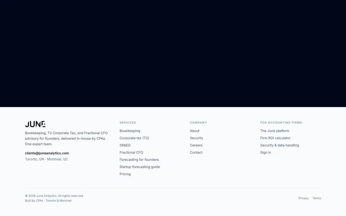 Forecasting for founders screenshot