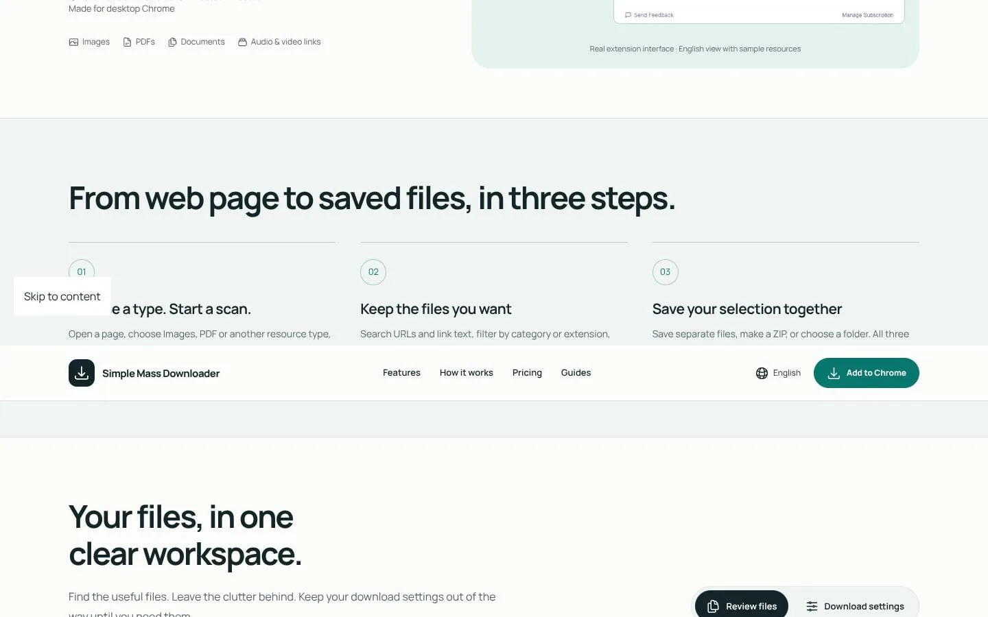 Simple Mass Downloader screenshot