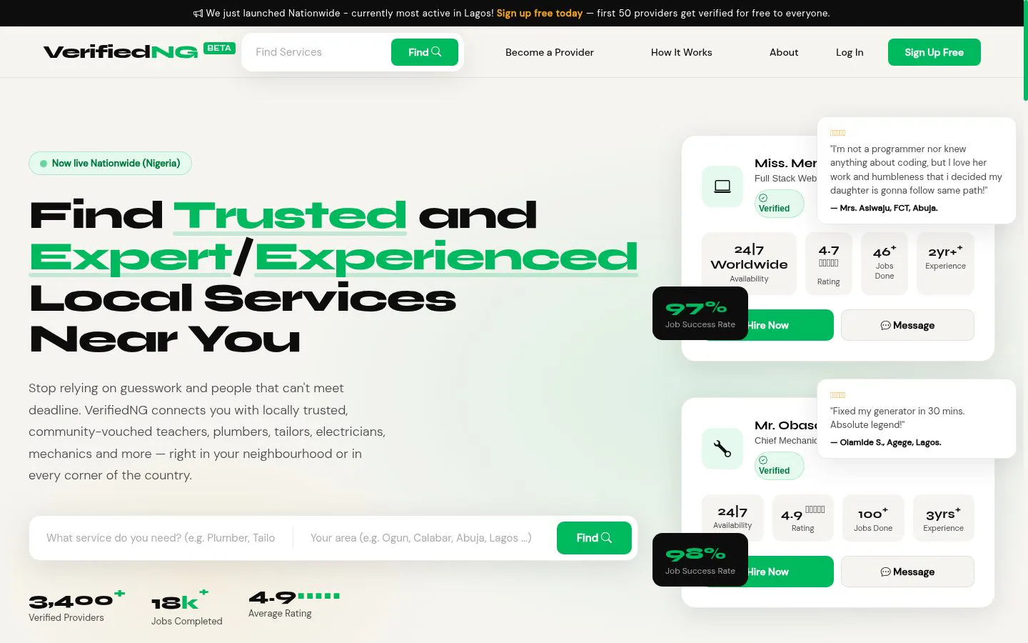 VerifiedNG screenshot