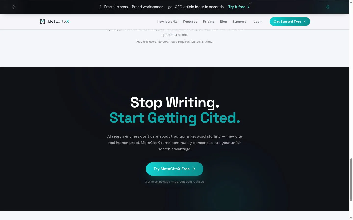 MetaCiteX screenshot