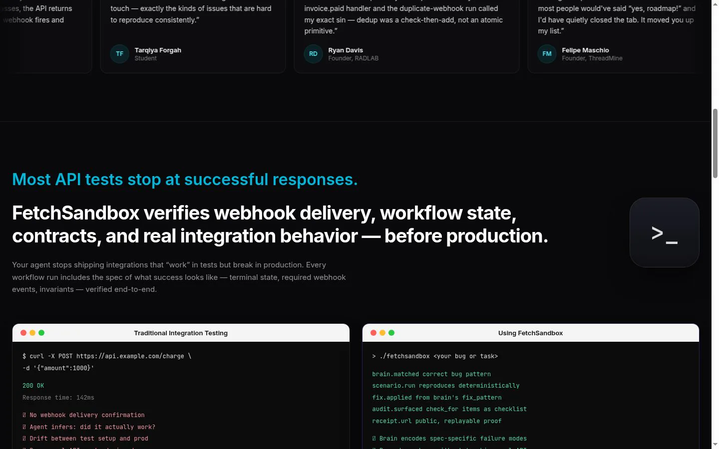 FetchSandbox screenshot