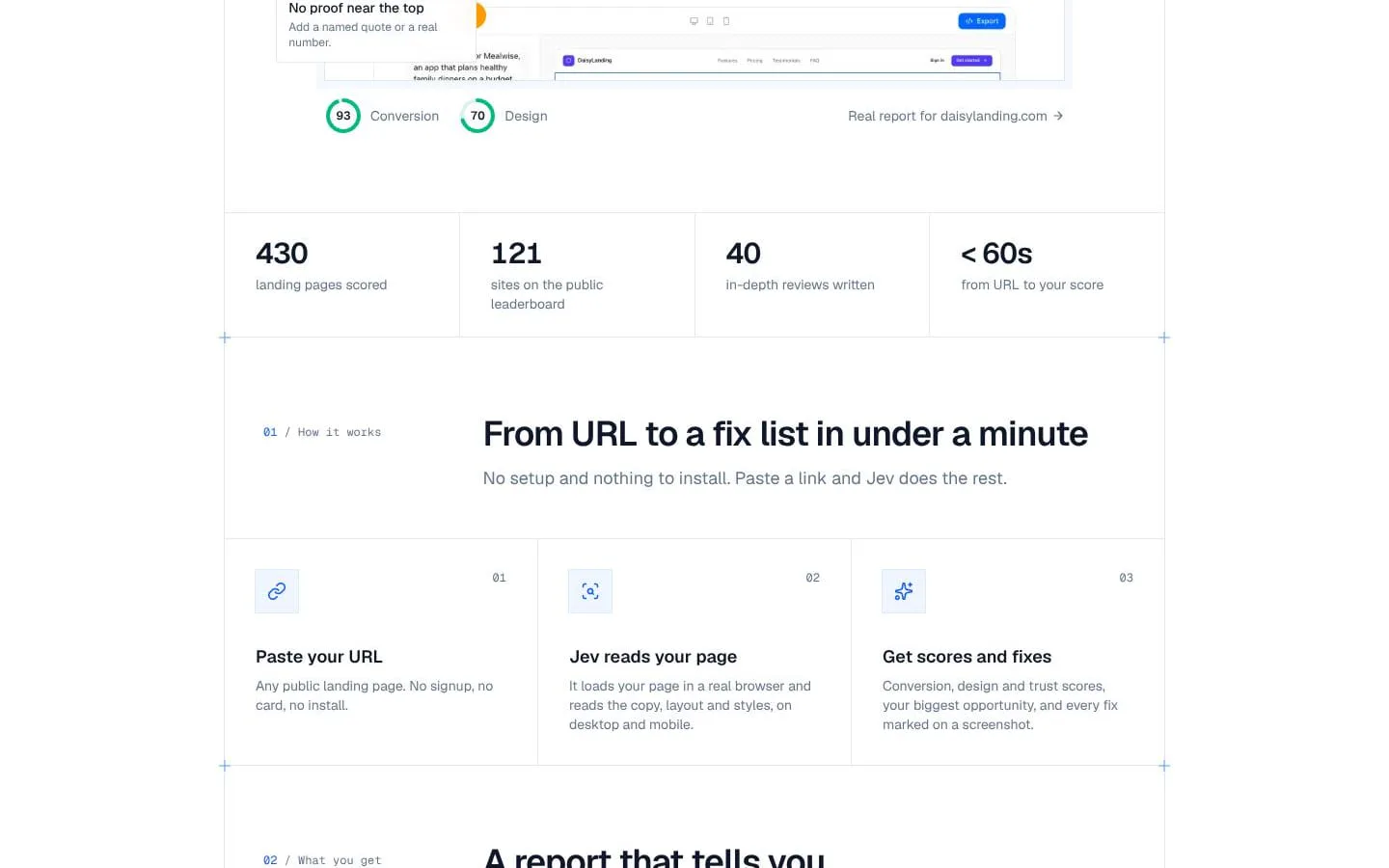 ScoreMySite screenshot