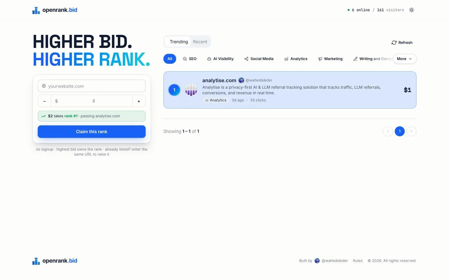 OpenRank screenshot