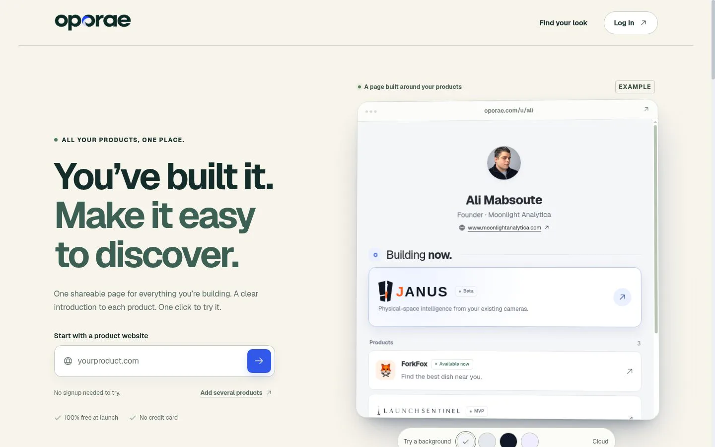 Oporae screenshot